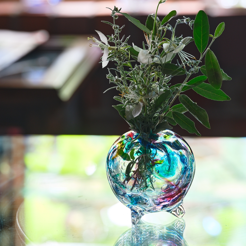 Jewel One Flower「ネルラ（Nelra）」 - 幸愛硝子（ユキエガラス