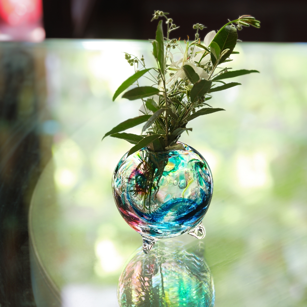 Jewel One Flower「ネルラ（Nelra）」 - 幸愛硝子（ユキエガラス