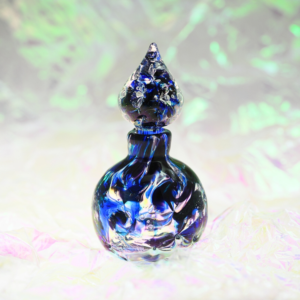 Jewel Pot「Tobeligna（星屑のポット）」 - 幸愛硝子（ユキエガラス